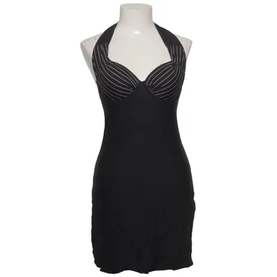 Halterneck dress (Black, White) from Copelia Polyamide, Elastane
