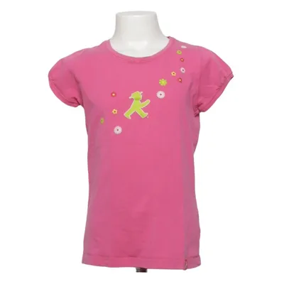 T-shirt (Pink, Flerfarvet) fra Ampelmann Elastan, Økologisk bomuld