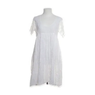 Dress (White) from Agencies Turquoise Cotton