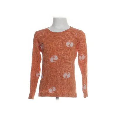 Långärmad t-shirt (Orange, Vit) från Vamlingbolaget Ekologisk bomull, Viskos