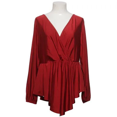 Bluse (Rød) fra Shein Curve Polyester