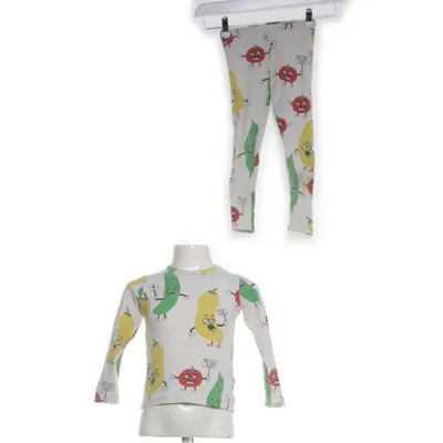 Pyjama (Wit, Meerkleurig) van Mini Rodini Katoen, Elastaan