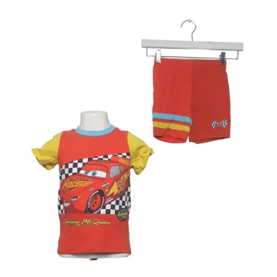 Set (Röd, Flerfärgad) från Disney Pixar Ekologisk bomull