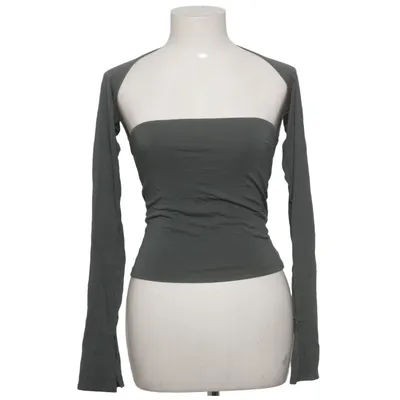 Long sleeve T-shirt (Gray) from Gina Tricot Elastane, Viscose