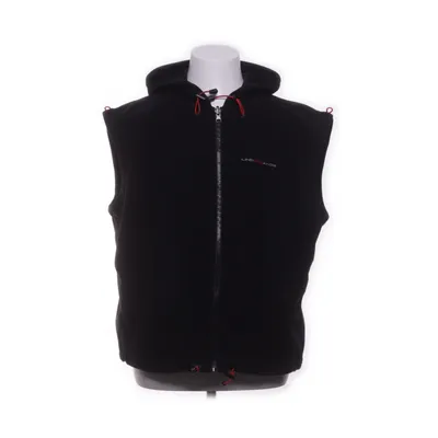 Fleeceväst (Svart, Röd) från Lindstrands Bomull, Polyamid, Polyester