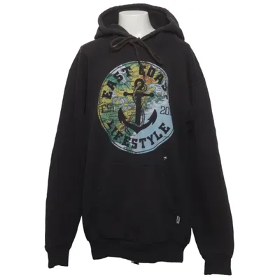 Capuchon sweater (Zwart) van King of Fashion Katoen, Elastaan