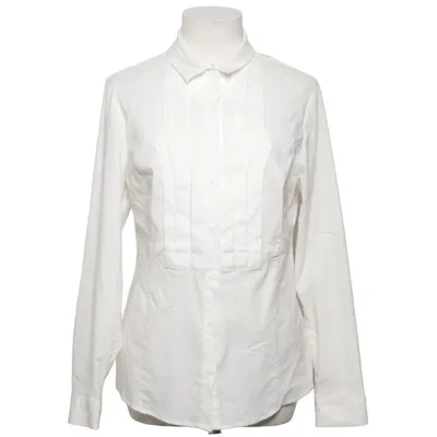 Chemise (Blanc) de Simple Coton, Élasthane, Polyester