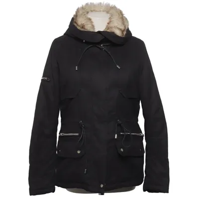 Parka (Zwart) van Bershka_BSKGIRL Acryl, Polyester