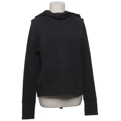 Kapuzenpullover (Schwarz) von Athleta Baumwolle, Elasthan, Polyester