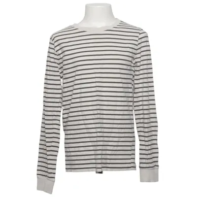 Långärmad t-shirt (Vit, Svart) från H&M Bomull