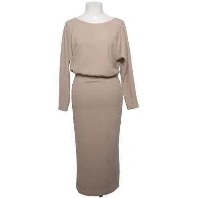 Klänning (Beige) från Bubbleroom Elastan, Polyester, Viskos