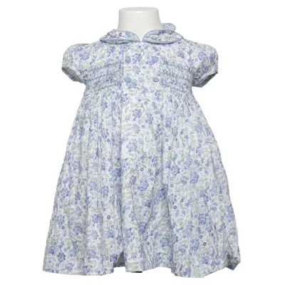 Dress (Blue, White, Green) from La Coqueta Cotton