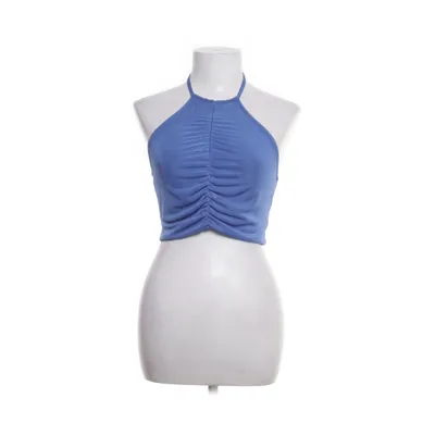 Haltertop (Blauw) van Amy & Ivy Elastaan, Polyester