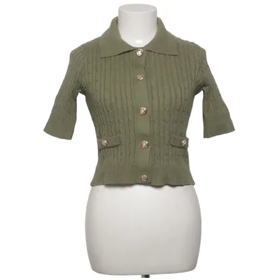 Cardigan (Vert) de Nicole Miller Coton, Polyamide, Polyester
