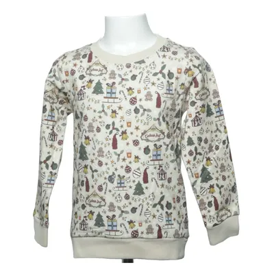 Sweatshirt (Beige, Flerfarvet) fra Name It Elastan, Økologisk bomuld