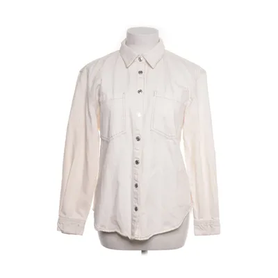 Jeansskjorta (Benvit) från Mango Denim Silke, Bomull, Dun