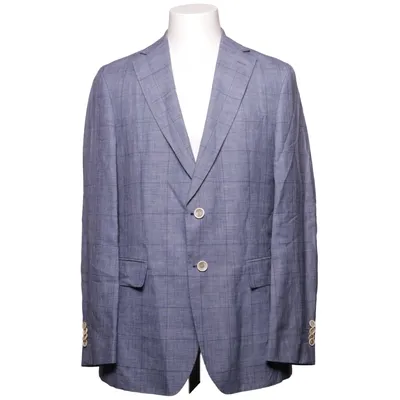 Kavaj (Blå) från Windsor Linne, Silke, Ull