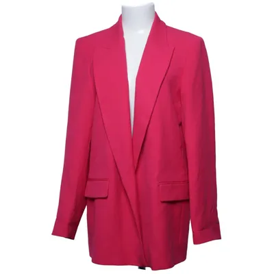 Blazer (Pink) from Zara Elastane, Polyester, Viscose
