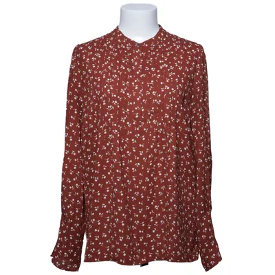 Blouse (Bruin, Wit) van Selected Femme Gerecycled polyester