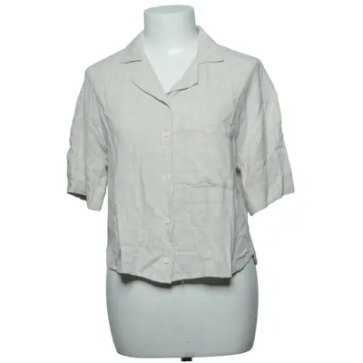 Short sleeve shirt (Beige) from Stradivarius