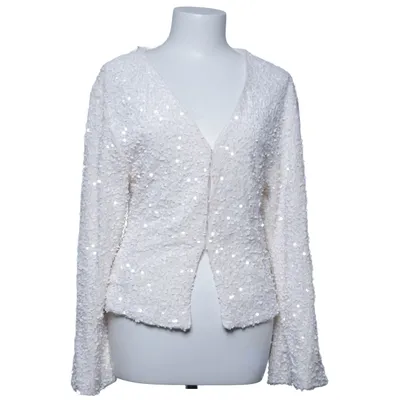Cardigan (Wit) van Gina Tricot Gerecycled polyester
