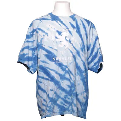 T-shirt (Blue, White) from Port & Company Cotton