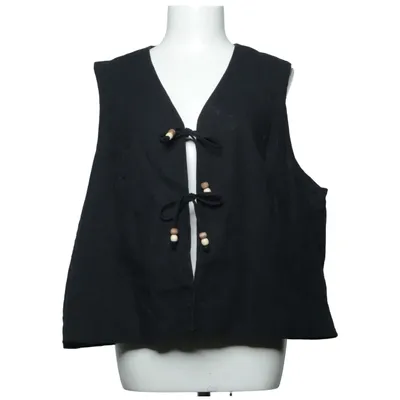 Gilet (Zwart) van 4th + Reckless Katoen, Elastaan, Polyester