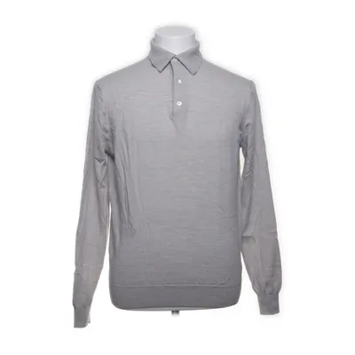 Strickpullover (Stickad polo / långärmad pikétröja i ull) von Suitsupply Wolle
