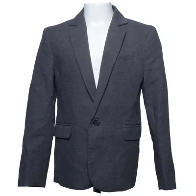 Blazer (Grijs) van H&M Katoen, Linnen, Polyester