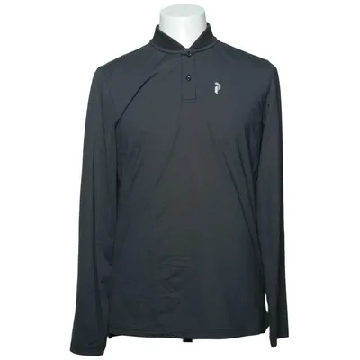 Polo shirt (Gray) from Peak Performance Elastane, Polyamide, Polyester