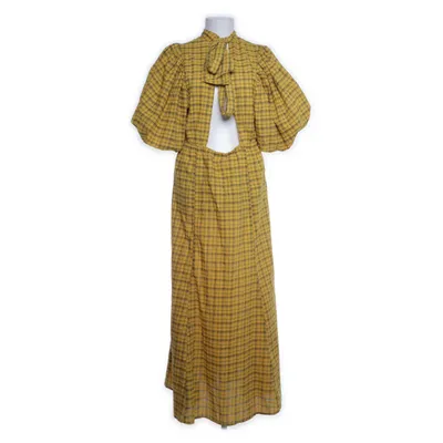 Maxi jurk (Geel, Zwart) van Selected Femme