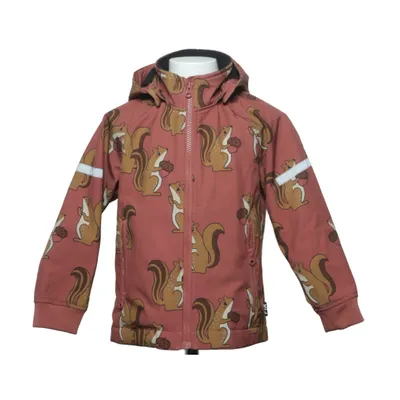 Softshell jacket (Brown, Multicolored) from Fix by Lindex Elastane, Polyester, Polyurethane