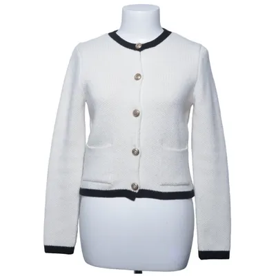 Cardigan (Blanc, Noir) de Zara Acrylique, Polyamide, Polyester