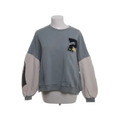 Collegetröja (Blå, Beige) från Pull & Bear Bomull, Polyester