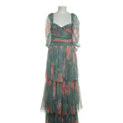 Evening gown (Green, Multicolored) from Lace & Beads Polyester
