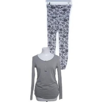 Pyjamas (Vit, Grå) från Bonprix Collection Bomull, Elastan