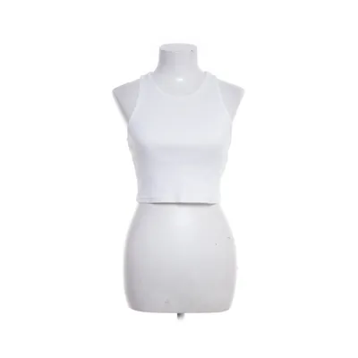 Crop top (White) from Urban Classics Cotton, Elastane