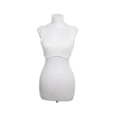 Crop top (Wit) van Bershka Polyester, Elastaan