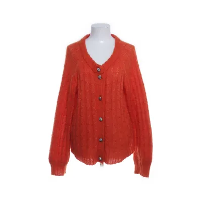 Cardigan (Orange) from Ganni Mohair, Polyamide, Wool