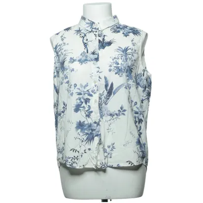 Top (Blauw, Wit, Meerkleurig) van Mango Casual Katoen