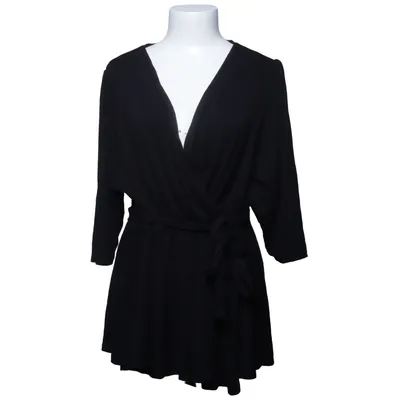 Wickelbluse (Schwarz) von XLNT by KappAhl Elasthan, Viskose