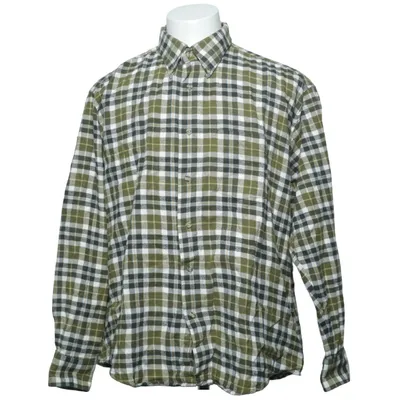 Chemise en flanelle (Vert, Noir, Blanc) de Authentic Clothing Company Coton
