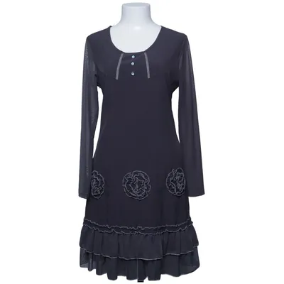 Jurk (Grijs) van Glamz Elastaan, Polyester