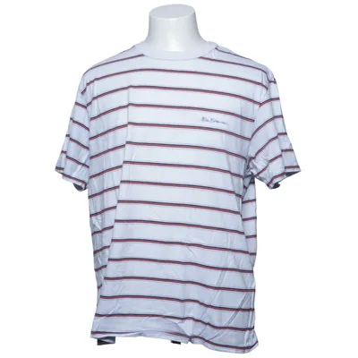 T-shirt (White, Blue, Red) from Ben Sherman Cotton