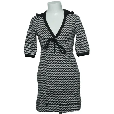 Dress (Black, White) from Dept Cotton, Elastane, Polyester, Viscose, Wool