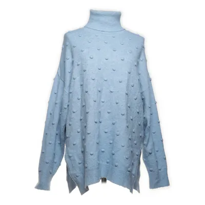 Pul à col roulé (Bleu) de Dilvin Knit