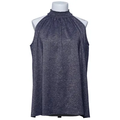 Tank Top (Gray) from Zoul Edition Metallic fiber, Polyester, Viscose