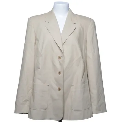 Kavaj (Beige) från Stretch Bomull, Elastan, Polyester
