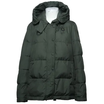 Vinterfrakke (Grøn) fra Blauer Polyester, Uld