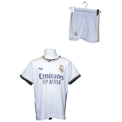 Voetbalshirt (Wit, Goud) van Real Madrid